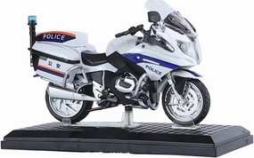 R1250RT-P 1:12 Scale Alloy Scooter Sports Bike Die Casting Kids Toy Motorcycle Vehicle Racing Model Replica Room Decoration Gift for Boys Motorcycle Model(White)