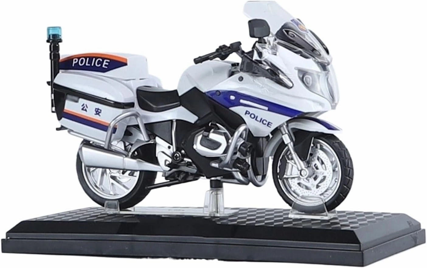 R1250RT-P 1:12 Scale Alloy Scooter Sports Bike Die Casting Kids Toy Motorcycle Vehicle Racing Model Replica Room Decoration Gift for Boys Motorcycle Model(White)