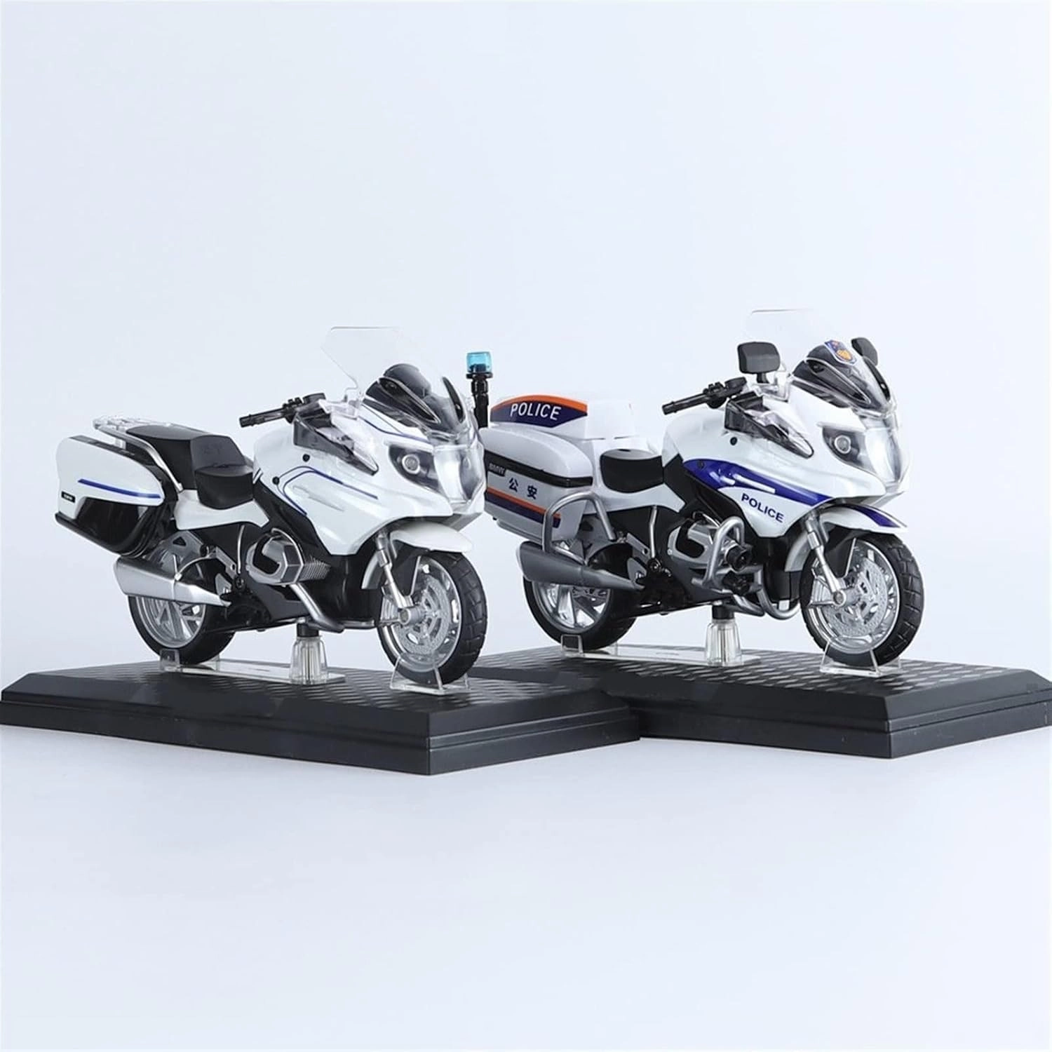 R1250RT-P 1:12 Scale Alloy Scooter Sports Bike Die Casting Kids Toy Motorcycle Vehicle Racing Model Replica Room Decoration Gift for Boys Motorcycle Model(White)
