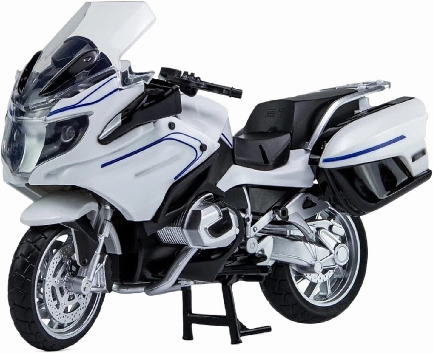 R1250RT-P 1:12 Scale Alloy Scooter Sports Bike Die Casting Kids Toy Motorcycle Vehicle Racing Model Replica Room Decoration Gift for Boys Motorcycle Model(White)