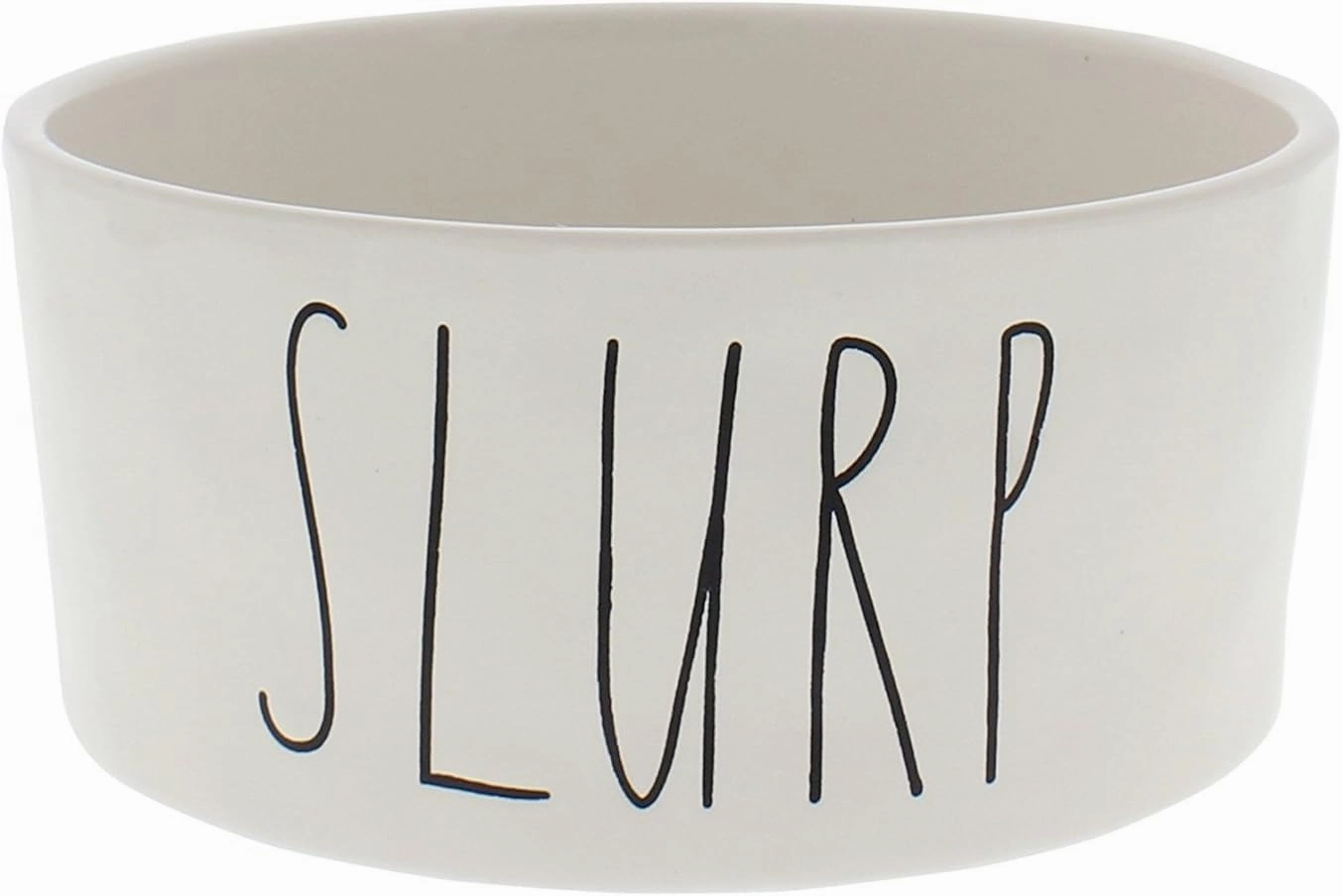 Rae Dunn Magenta Ceramic Dog Slurp Bowl