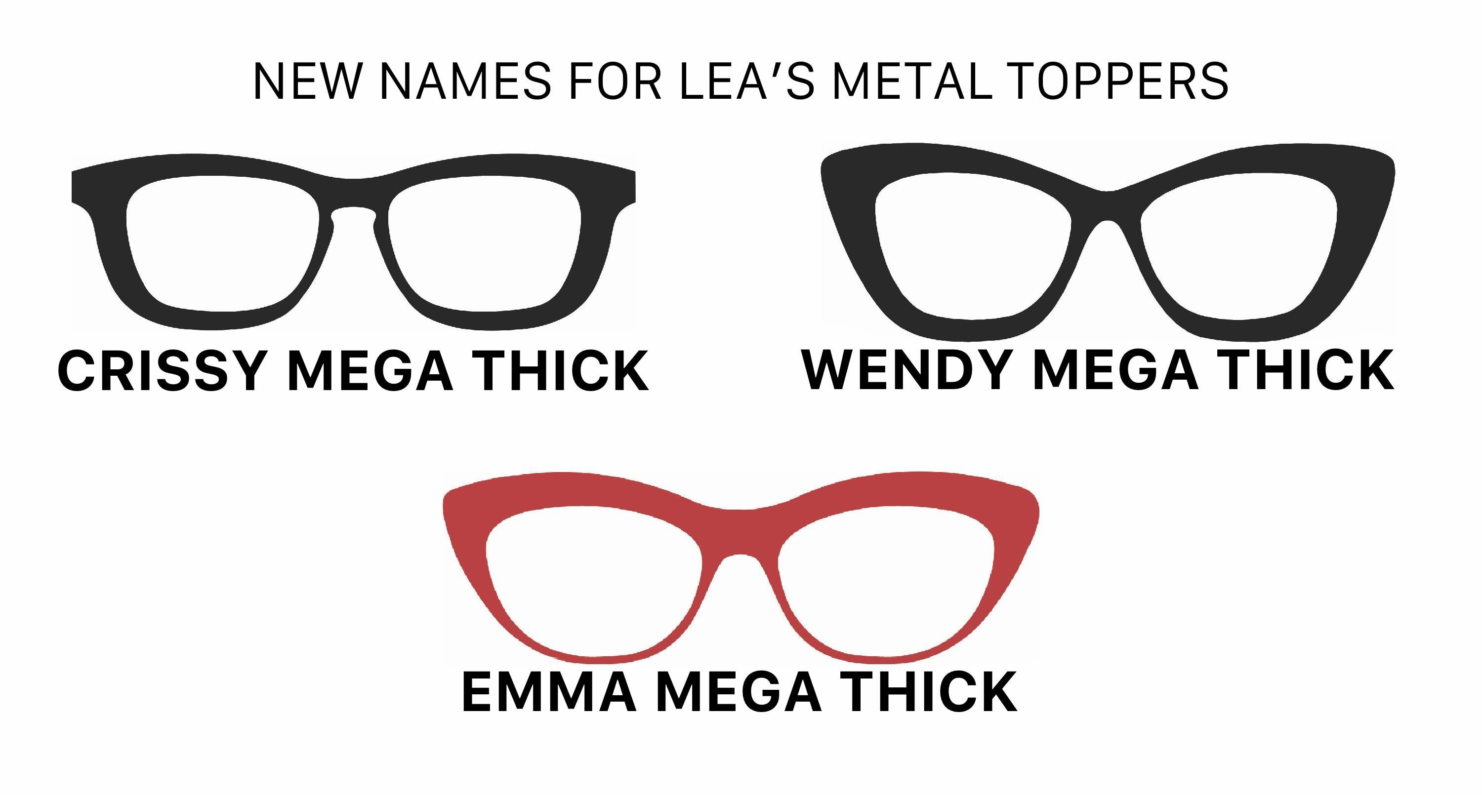 RAINBOW BUILDING BRICKS Eyewear Frame Toppers COMES WITH MAGNETS