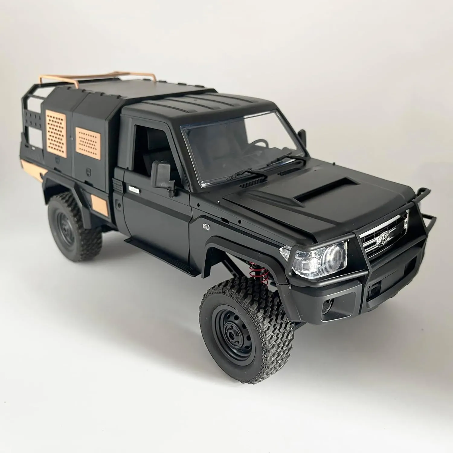 RC Rock Crawler RC Truck 4X4 1/12 Scale Remote Control Crawler MN82S Toyota Land Cruiser Off Road Vehicle All Terrain Proportional Throttle Steering 280 Motor Upgraded Chassis Adult