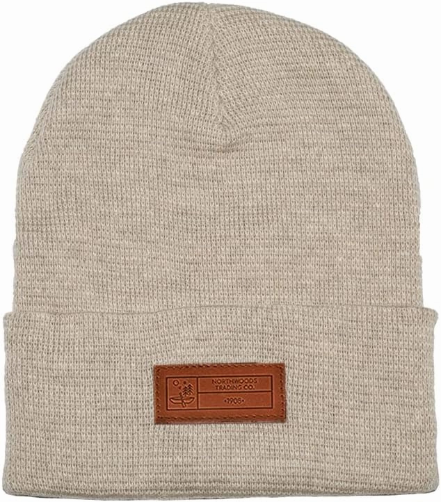Recycled Wool Blend Super Soft Cuffed Beanie for Men and Women, Sustainable and Lightweight Beanie Hat