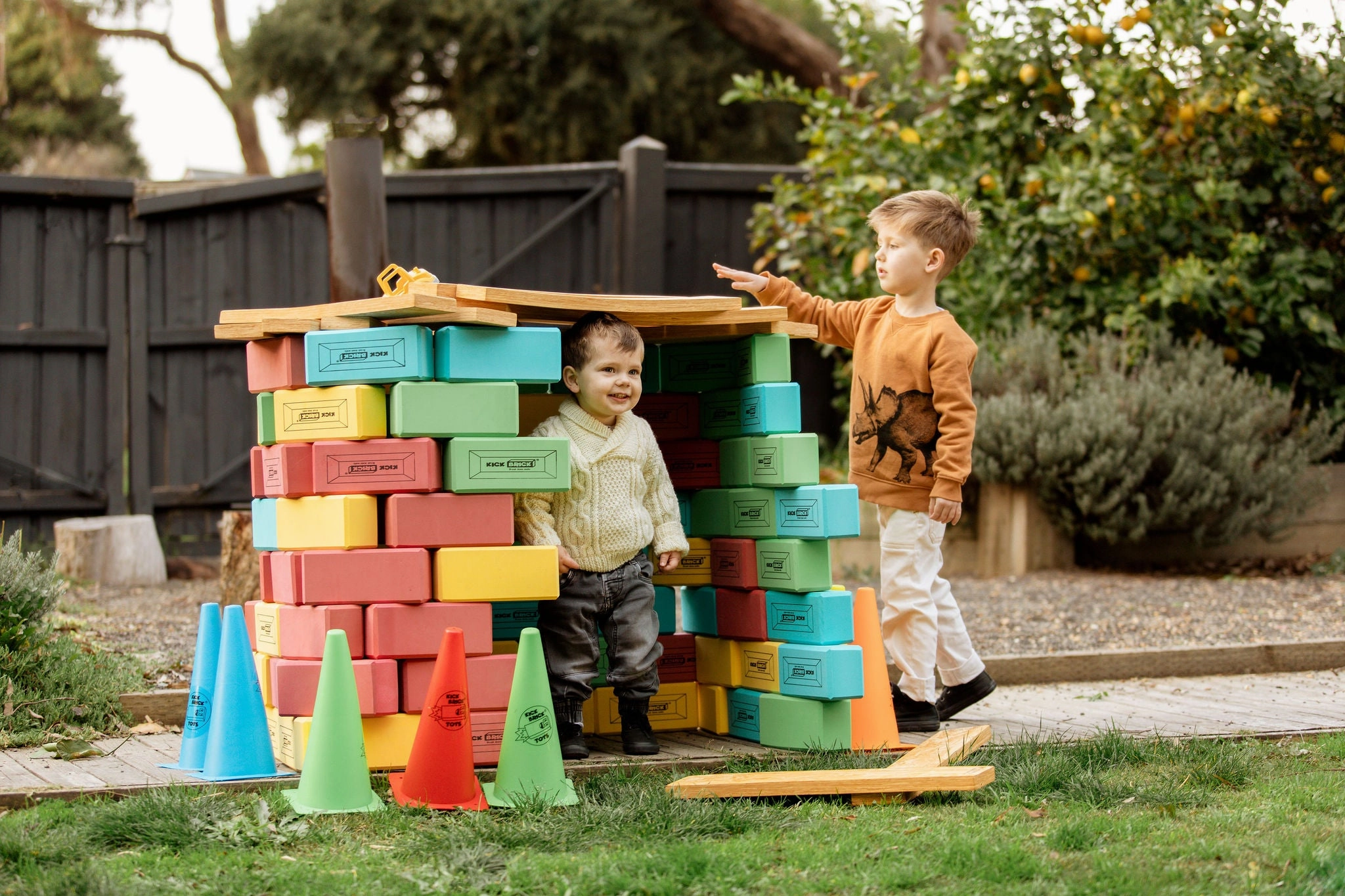 Red/Yellow Double Pack — 50 Bricks