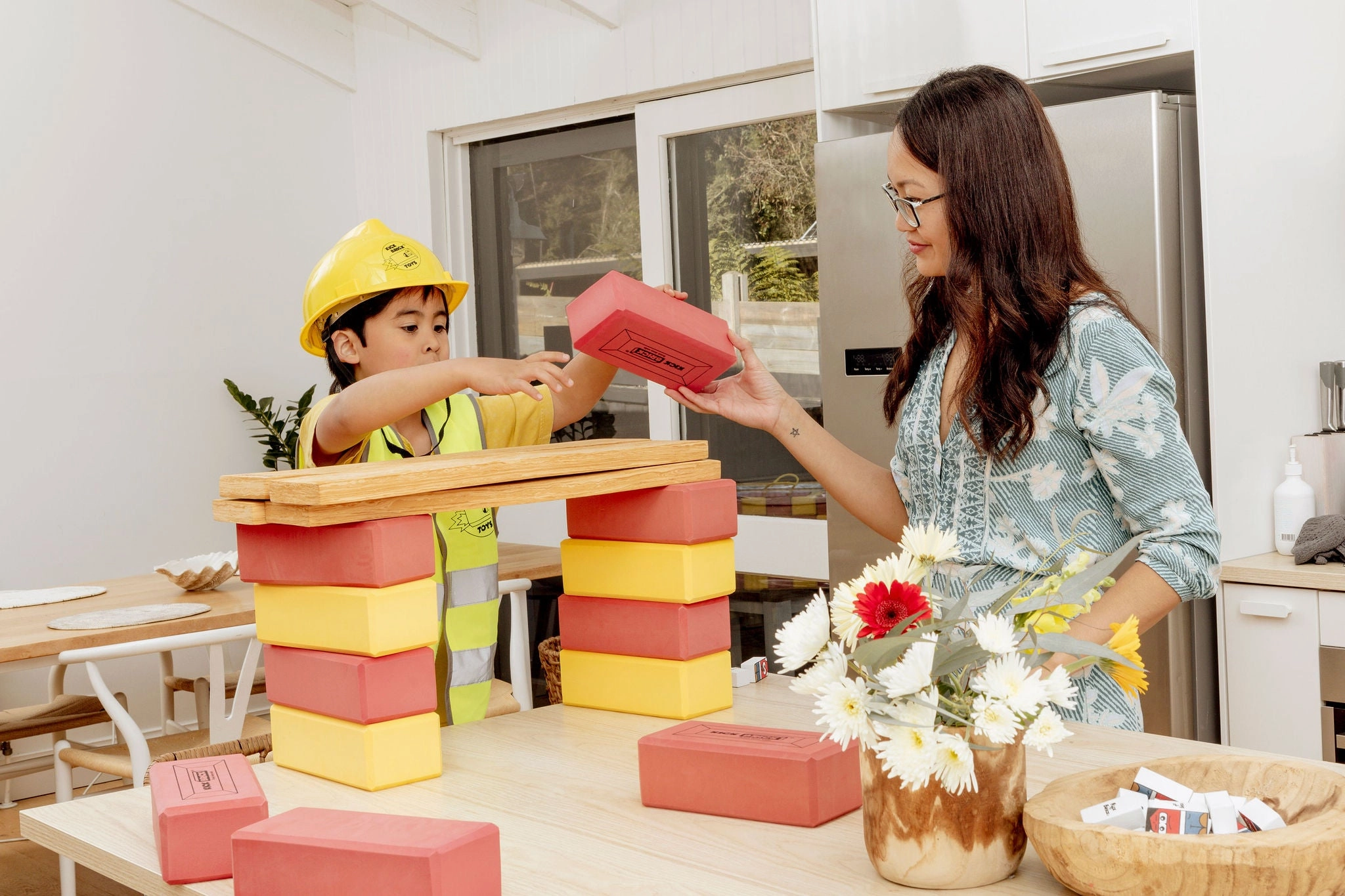 Red/Yellow Double Pack — 50 Bricks