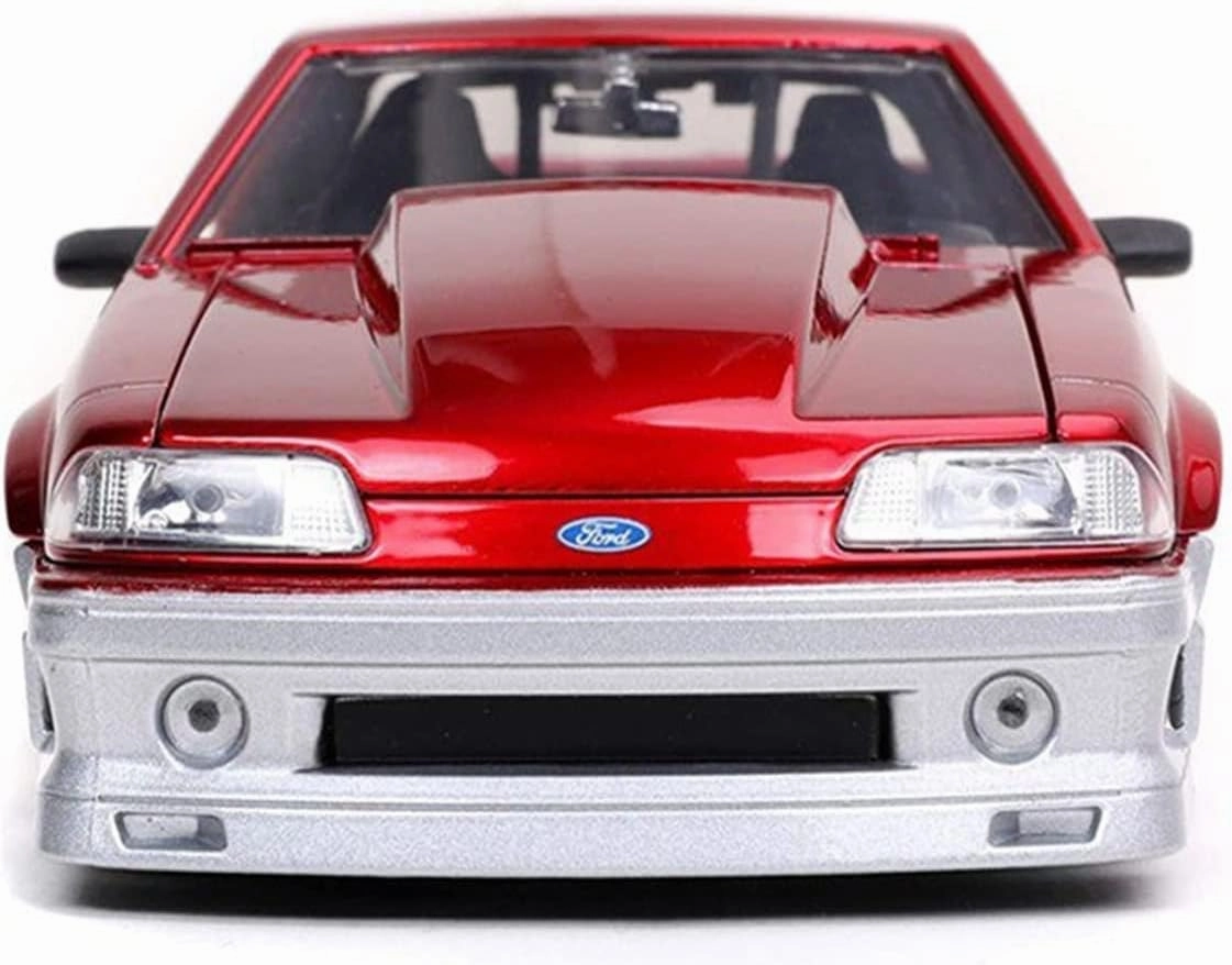 Resin Car Vehicle Model Fit for Ford Mustang GT 1 24 Alloy Car Model Simulation Die-Casting Boys Toys Vehicle Decoration Collection Festive Deluxe Gift(White)