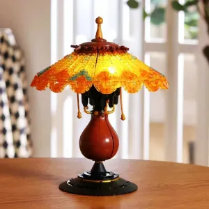 Retro Table Lamp Toy Building Set, Home Décor Accessory for Adults, Building Blocks Set for Couples, Ideas Gift for Mother's Day Decoration 804 Pieces (Mini Building Blocks)