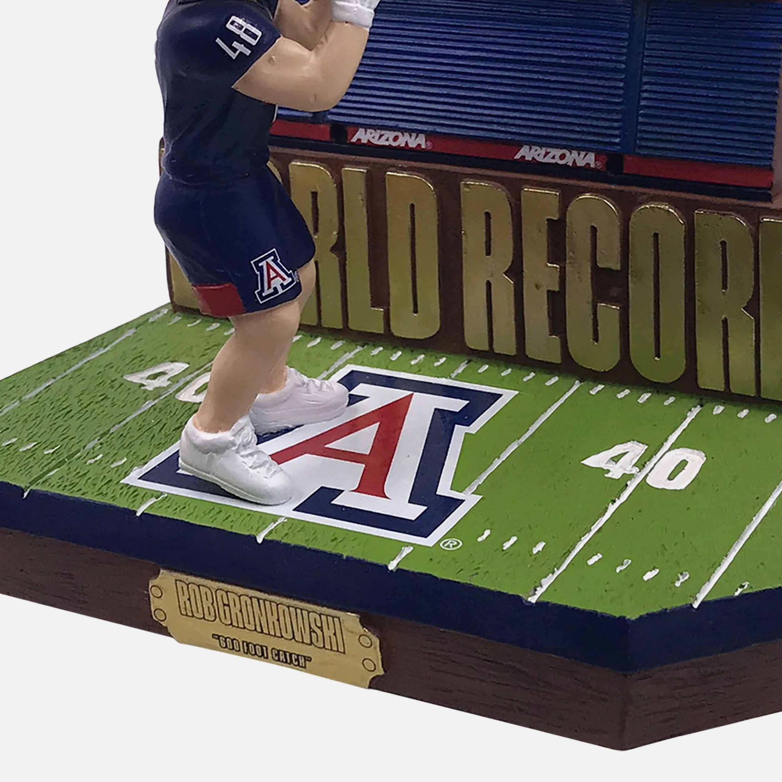 Rob Gronkowski Arizona Wildcats World Record Mini Bobblehead Scene