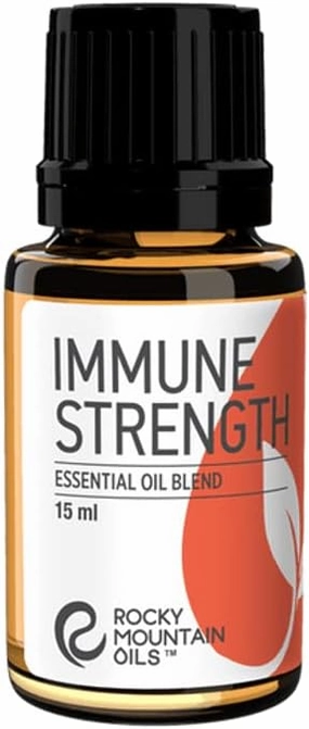 Rocky Mountain Oils Immune Strength Essential Oil Blend - Essential Oils for Diffuser, Topical, and Home - 15ml