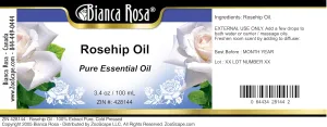 Rosehip Oil - 100% Pure, Cold Pressed (3.40 fl oz, ZIN: 428144) - 3 Pack