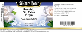 Rosehip Oil, Extra Virgin - 100% Pure, Cold Pressed (3.40 fl oz, ZIN: 428370) - 3 Pack