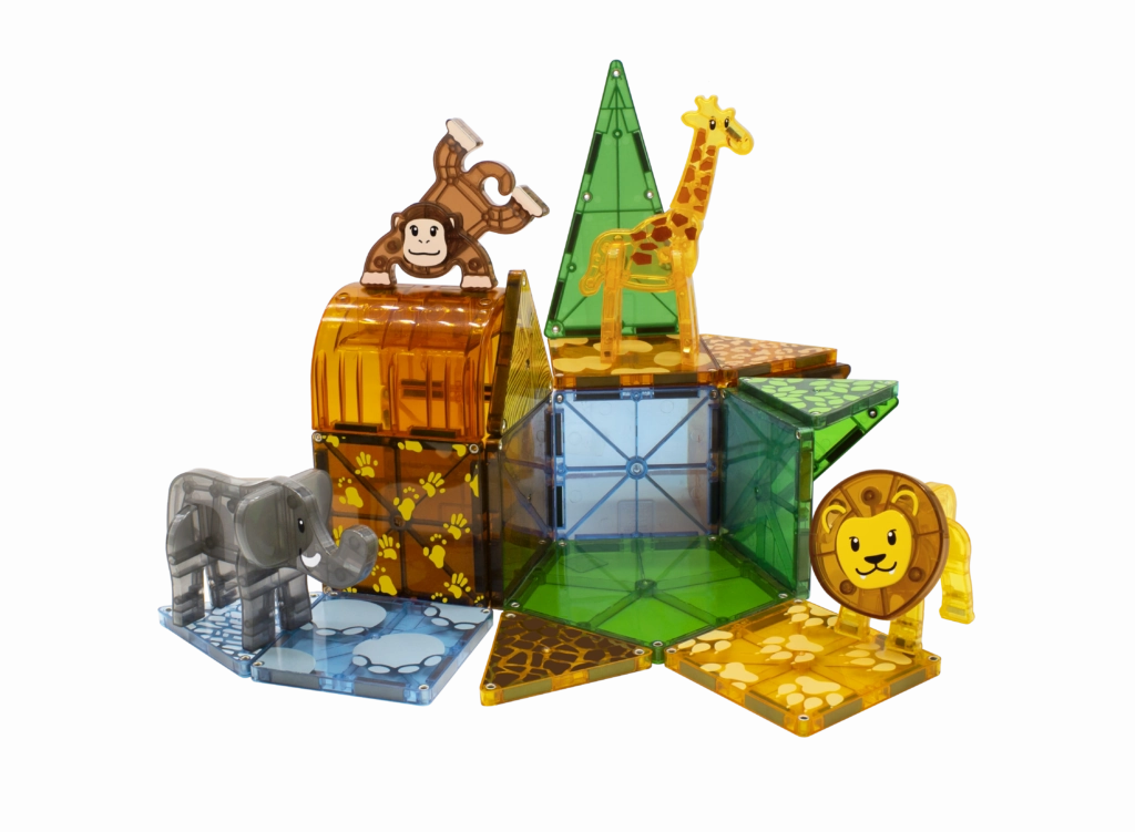 Safari Animals 25-Piece Set—Box Damage, Pieces Intact
