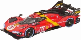 Scale Model Resin 2023 Le Mans Endurance Race Winning 1/43 for Ferrari Race Car Model 499P Looksmart Collection Coupe Simulation