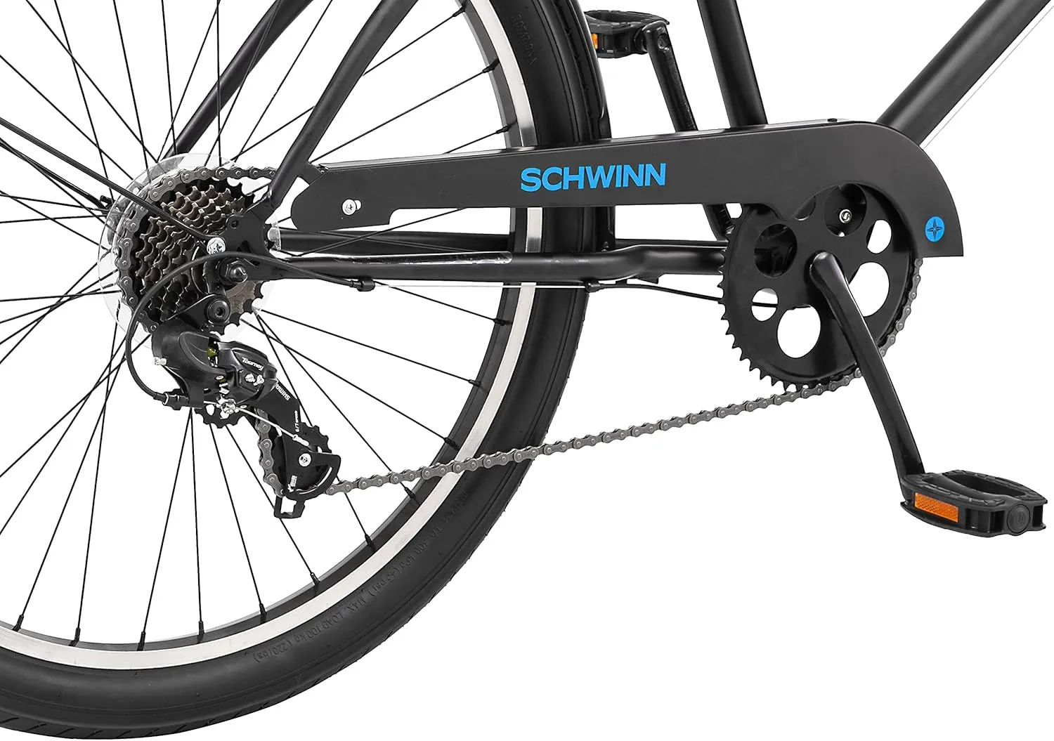 Schwinn Cruiser Bike, 26 Inch Bike for Women and Men, Beach Cruiser Bicycle, Linear Pull Brakes, Comfortable Padded Seat, Upright Riding Position, Adult Bicycle