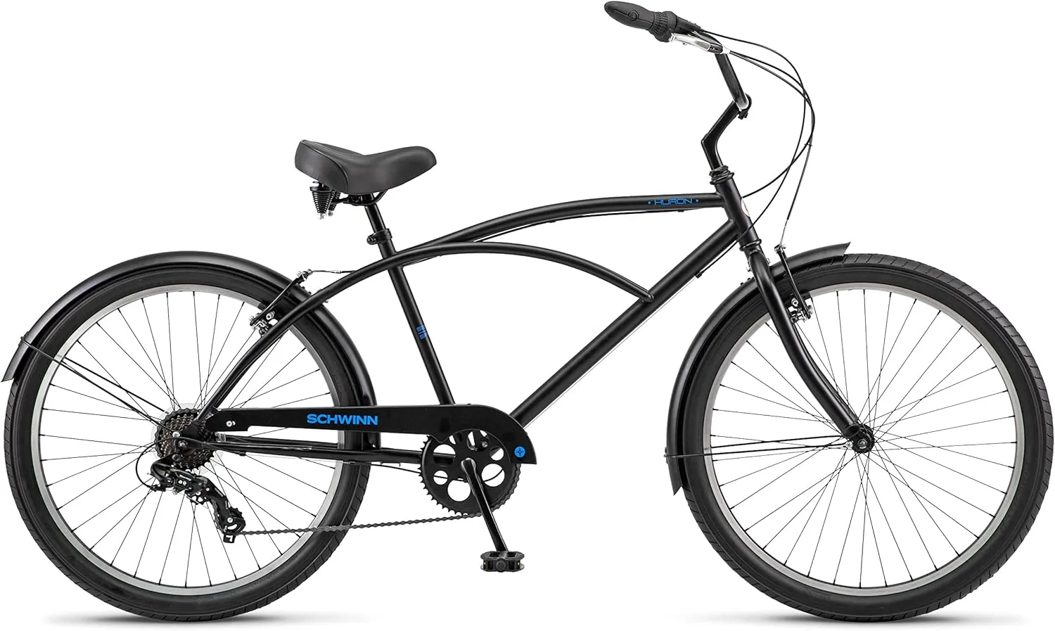 Schwinn Cruiser Bike, 26 Inch Bike for Women and Men, Beach Cruiser Bicycle, Linear Pull Brakes, Comfortable Padded Seat, Upright Riding Position, Adult Bicycle