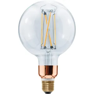 Segula Bright LED Globe High Brightness  E27 G125 Clear - 1100lm 1900K - Dimmable