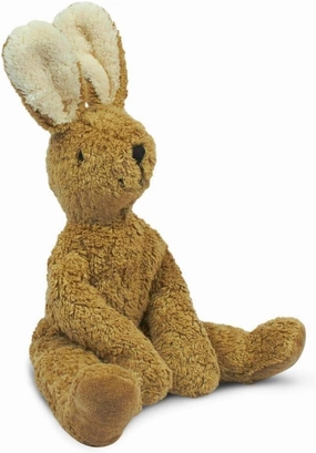 Senger Stuffed Animals - Handmade 100% Organic Cotton Stuffed Floppy Bunny Rabbit (Beige/white - 12 inches tall)