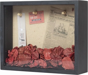 Shadow Box Frame 8x10 Shadow Box Display Case with Linen Back of Awards Memorabilia Flower, Pictures, Keepsakes、Bouquet、Medals and More Photos Memory Box Black