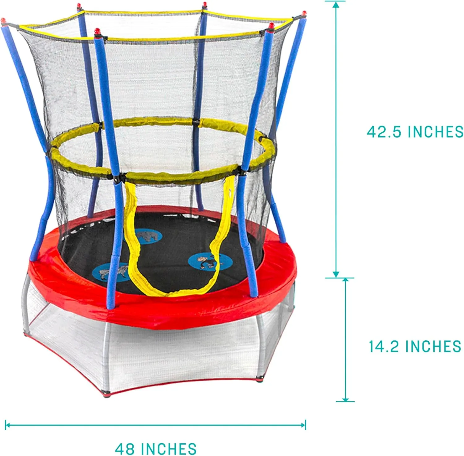 Skywalker Trampolines Mini Trampoline with Enclosure Net