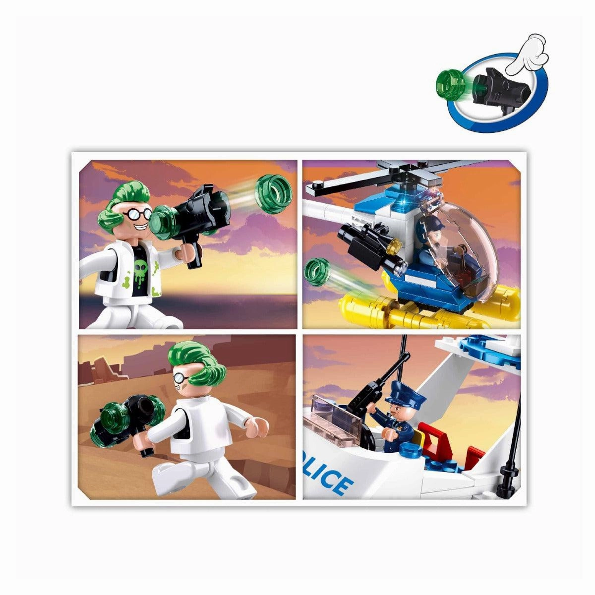 Sluban Land & Sea Police Building Blocks For Ages 6 