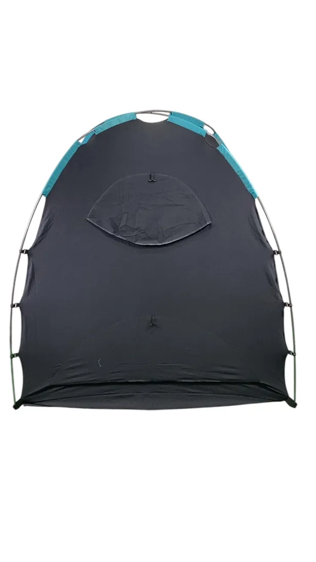 SlumberPod 2.0 Sleep Canopy, Black with Turquoise