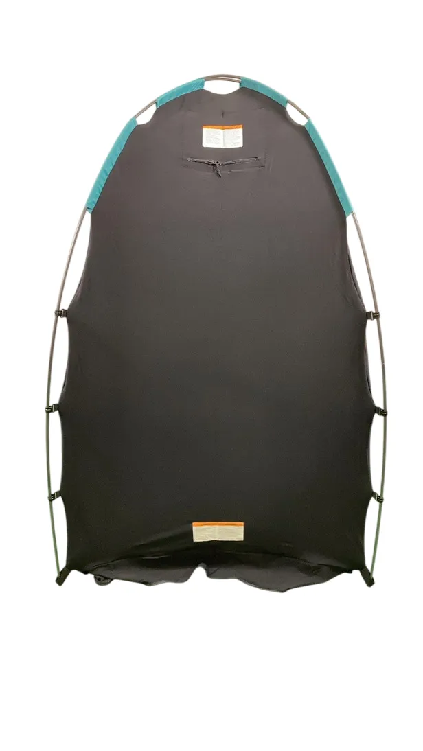 SlumberPod 2.0 Sleep Canopy, Black with Turquoise