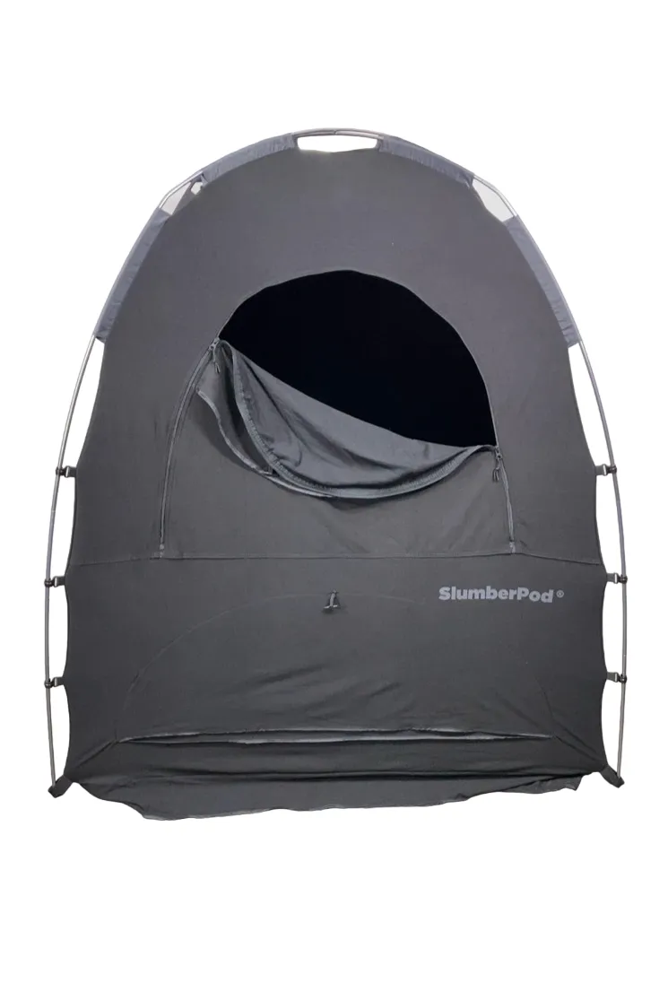 SlumberPod 3.0 Sleep Canopy, Black with Grey Accents