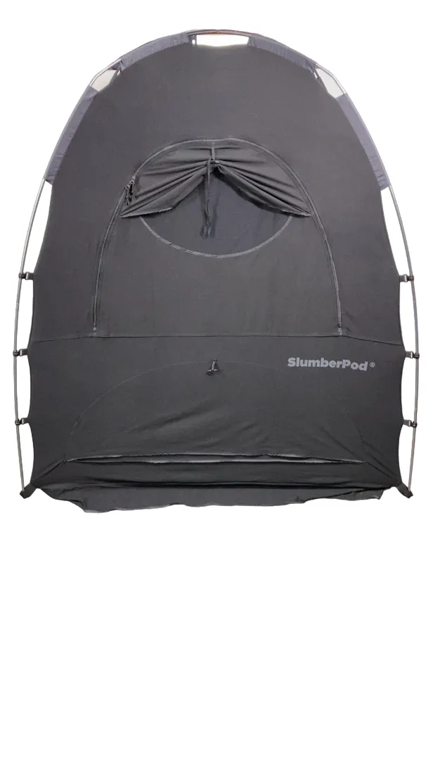 SlumberPod 3.0 Sleep Canopy, Black with Grey Accents