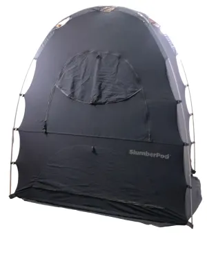 SlumberPod 3.0 Sleep Canopy, Black with Grey Accents