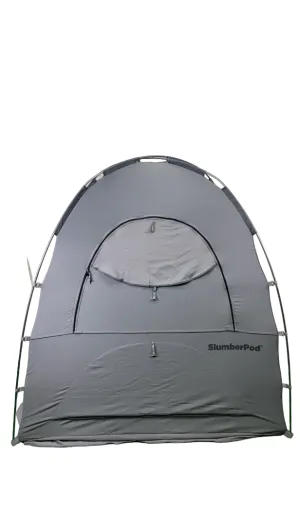 SlumberPod 3.0 Sleep Canopy with Fan, Morning Mist Grey
