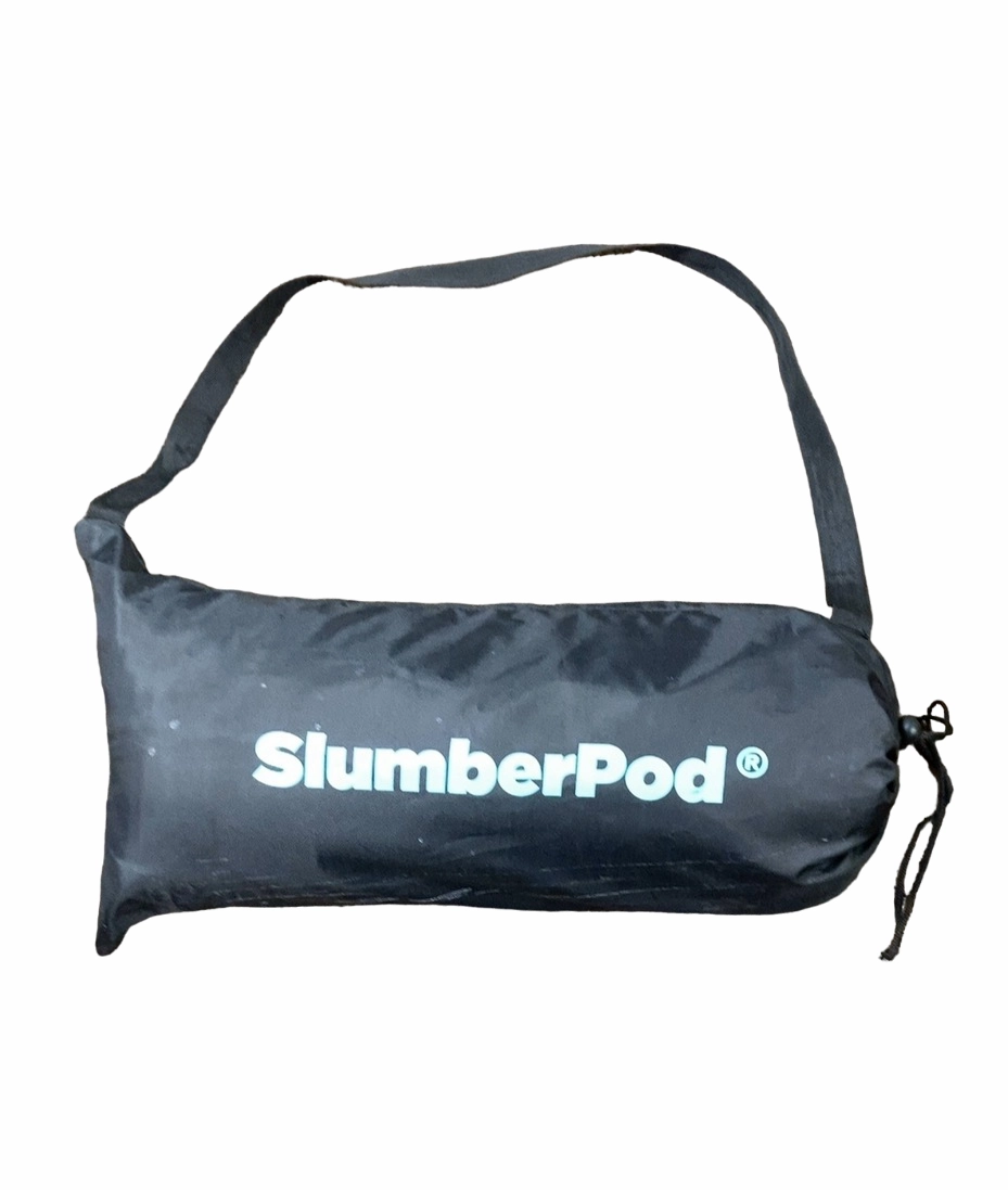 SlumberPod 2.0 Sleep Canopy, Black with Turquoise