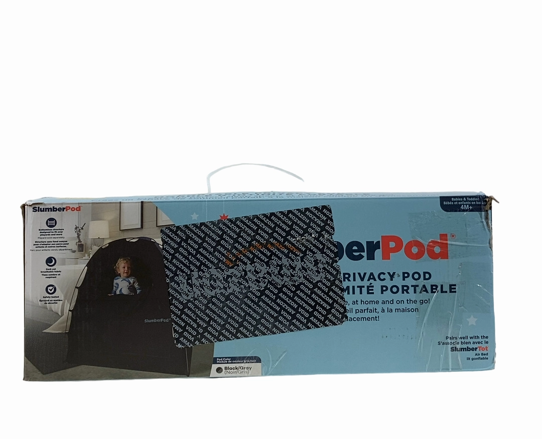 SlumberPod 3.0 Sleep Canopy, Black with Gray