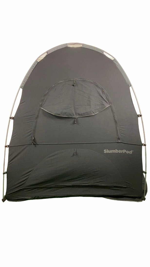 SlumberPod 3.0 Sleep Canopy, Black with Gray Accents