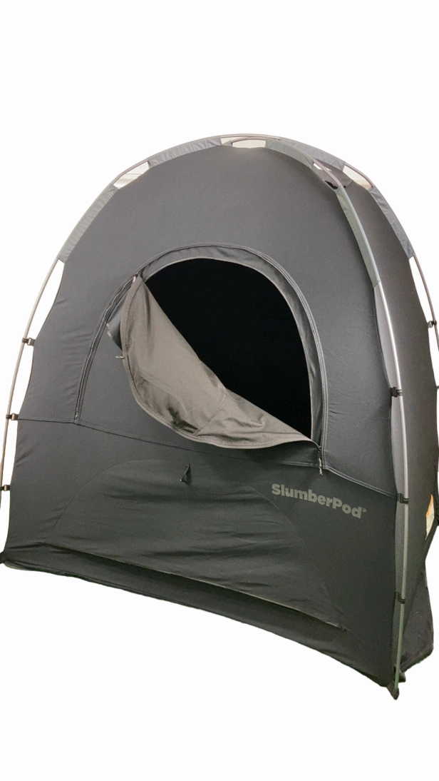 SlumberPod 3.0 Sleep Canopy, Black with Gray Accents