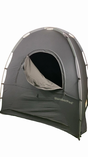 SlumberPod 3.0 Sleep Canopy, Black with Gray Accents