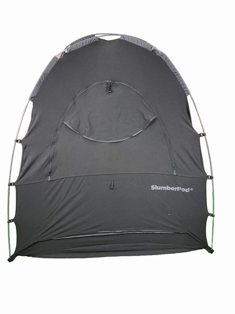 SlumberPod 3.0 Sleep Canopy, Black with Gray Accents