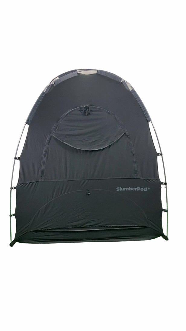 SlumberPod 3.0 Sleep Canopy, Black with Gray Accents