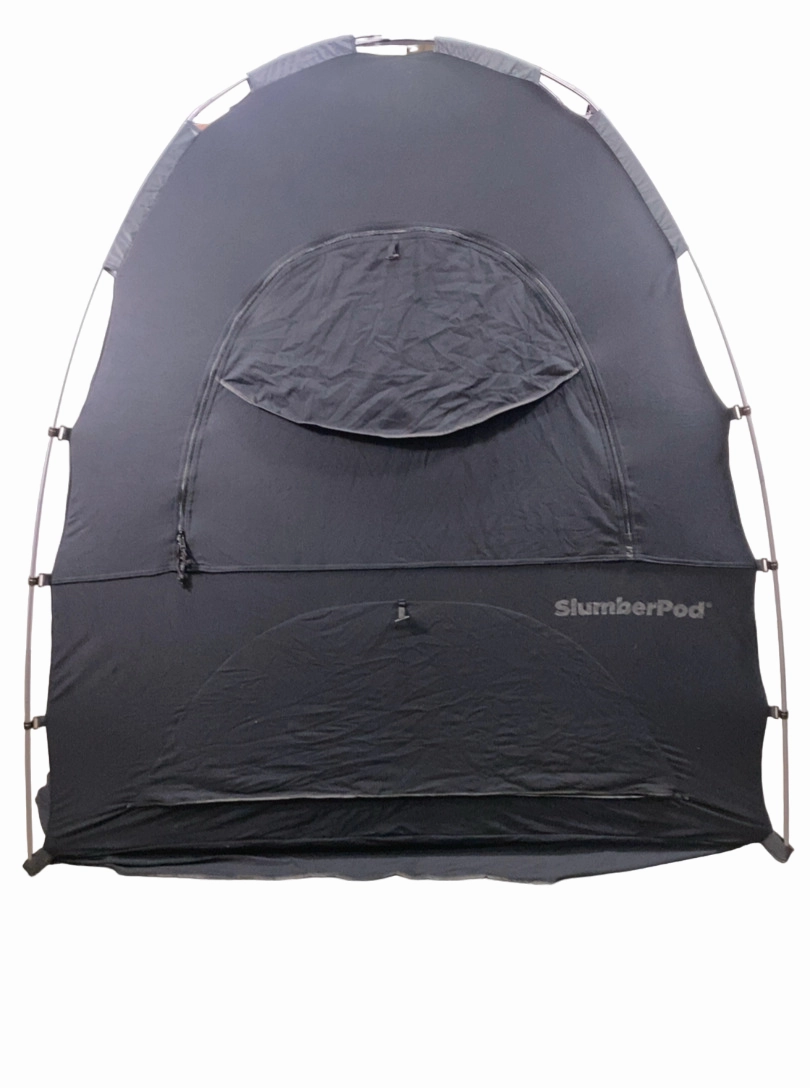 SlumberPod 3.0 Sleep Canopy, Black with Gray Accents