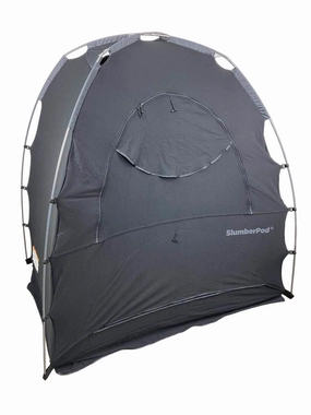 SlumberPod 3.0 Sleep Canopy, Black with Grey Accents