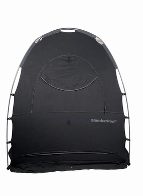 SlumberPod 3.0 Sleep Canopy, Black with Grey Accents