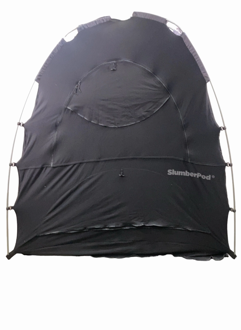 SlumberPod 3.0 Sleep Canopy, Black with Grey Accents
