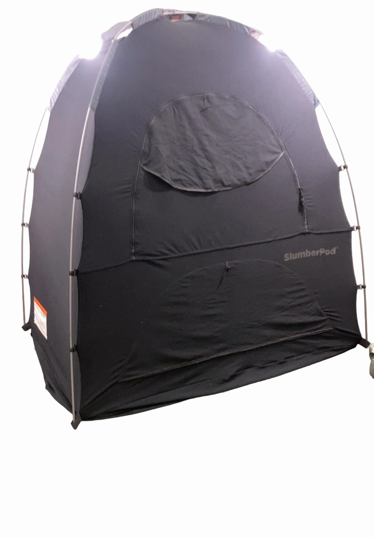 SlumberPod 3.0 Sleep Canopy, Black with Grey Accents
