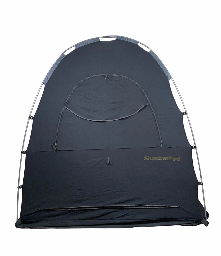 SlumberPod 3.0 Sleep Canopy, Black with Grey Accents