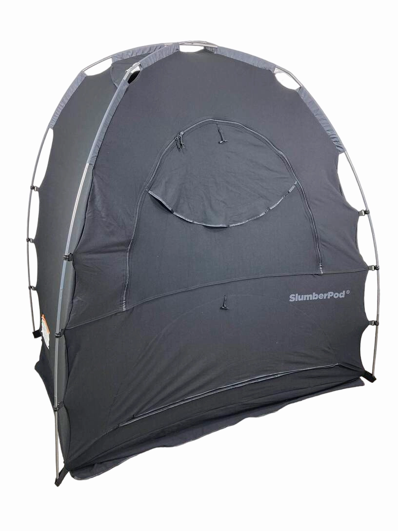 SlumberPod 3.0 Sleep Canopy, Black with Grey Accents