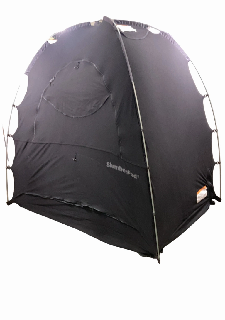 SlumberPod 3.0 Sleep Canopy, Black with Grey Accents