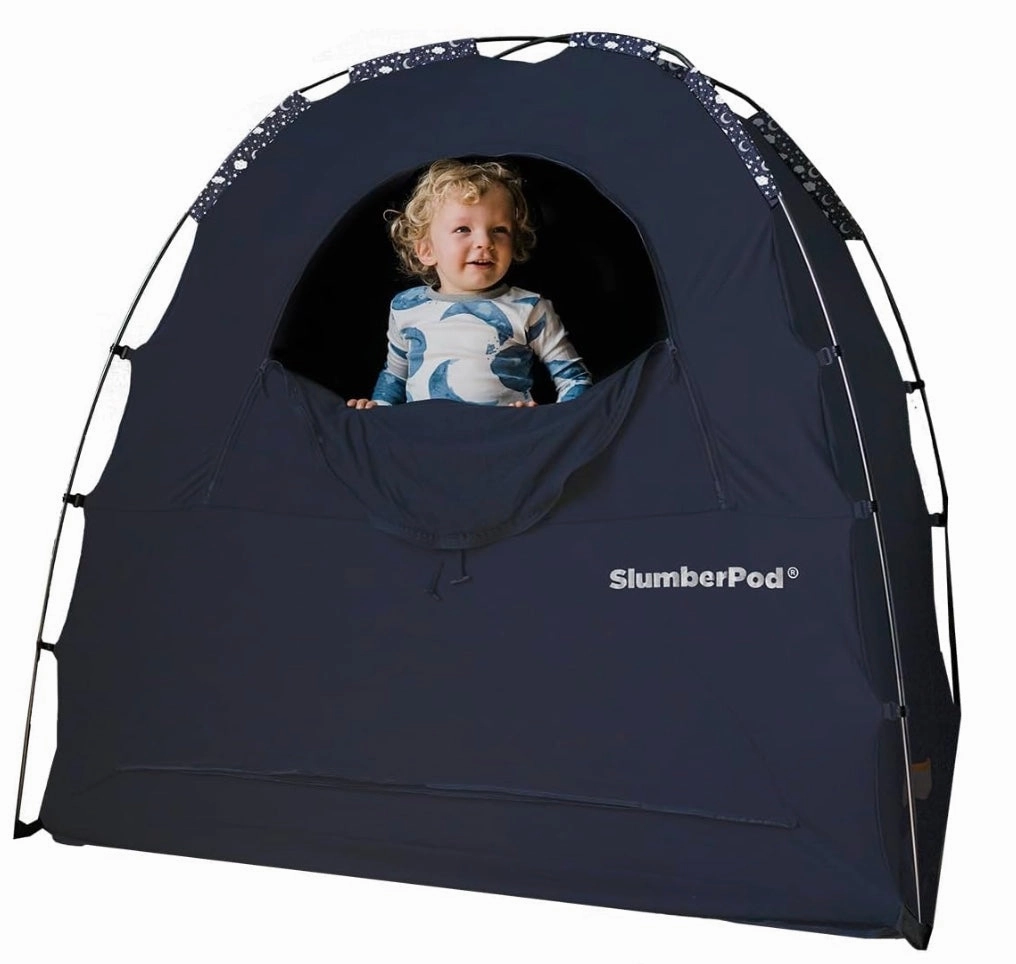 SlumberPod 3.0 Sleep Canopy, Navy with Night Sky Accents