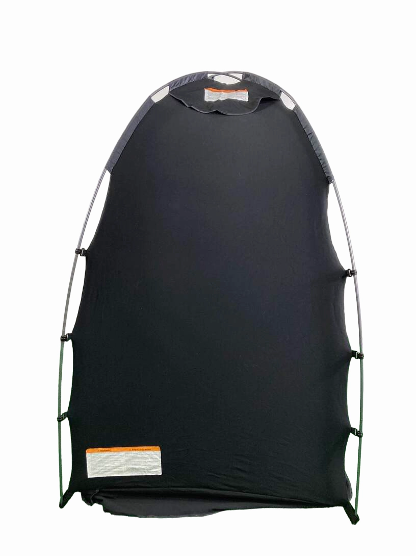 SlumberPod 3.0 Sleep Canopy with Fan, Black with Gray Accents