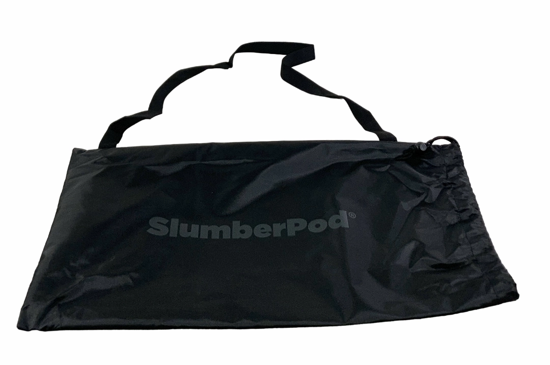 SlumberPod 3.0 Sleep Canopy with Fan, Black with Gray Accents