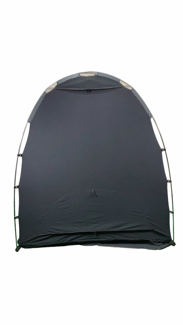 SlumberPod 3.0 Sleep Canopy with Fan, Black with Gray Accents